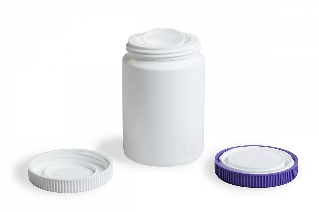 контейнер пп 50 мл с захлопывающейся крышкой, с контролем вскрытия. банка пп 20 мл с крышкой. контроль вскрытия на баночки. алюминиевый винтовой колпачок 28х15. упаковка из полимерных материалов.