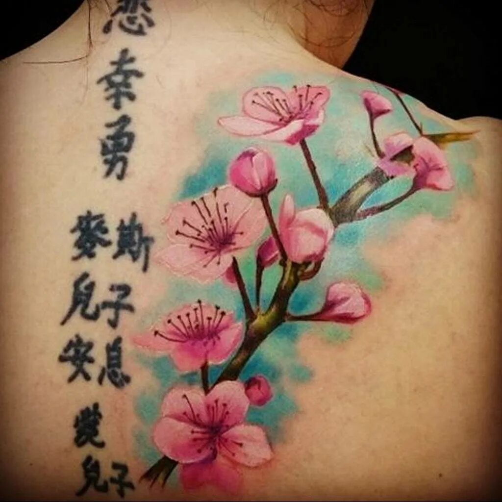 Сакура что означает. Тату Сакура. Цветок Сакуры тату. Японская Сакура тату. Дерево Сакуры тату.