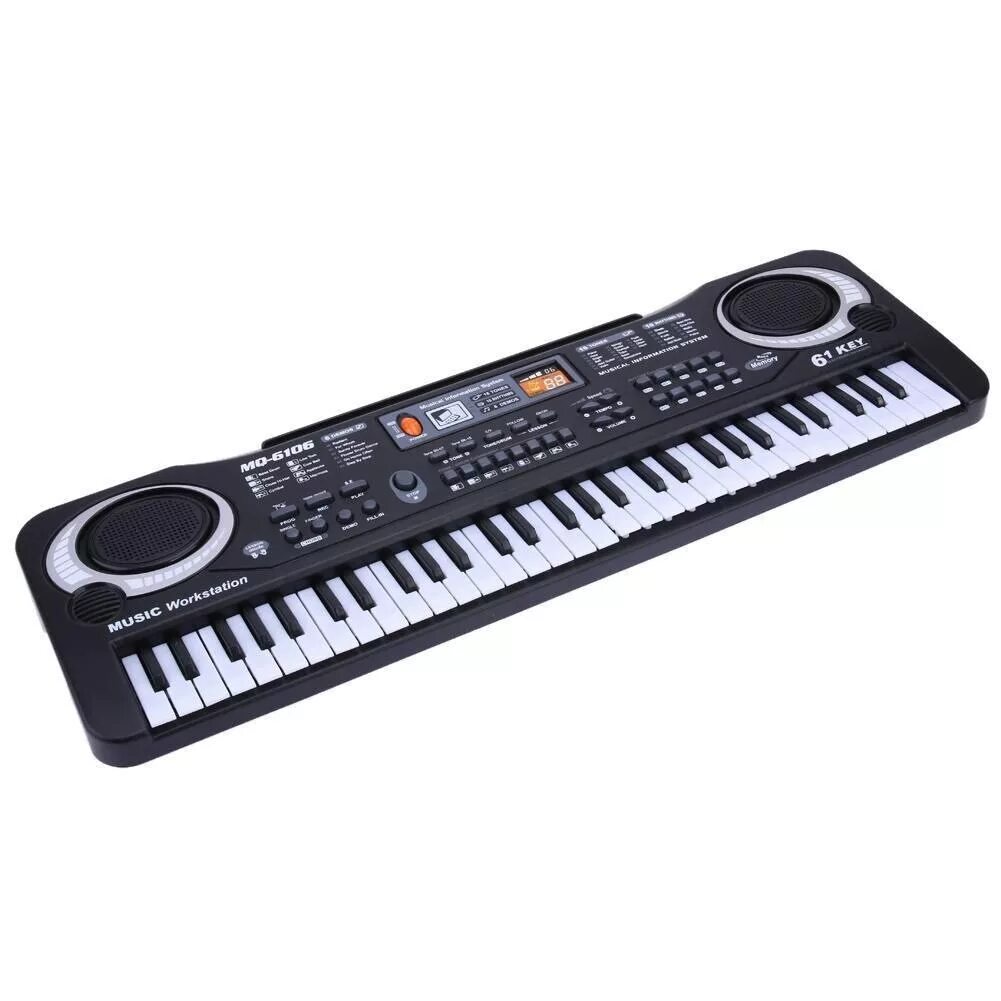 1 электронный музыкальный инструмент. Синтезатор 61 Key Electronic Keyboard. 61keys Electronic Keyboard mq-6151l октавы. Синтезатор 49- Key Multifunctional Electronic Keyboard. Синтезатор детский mq-6106.