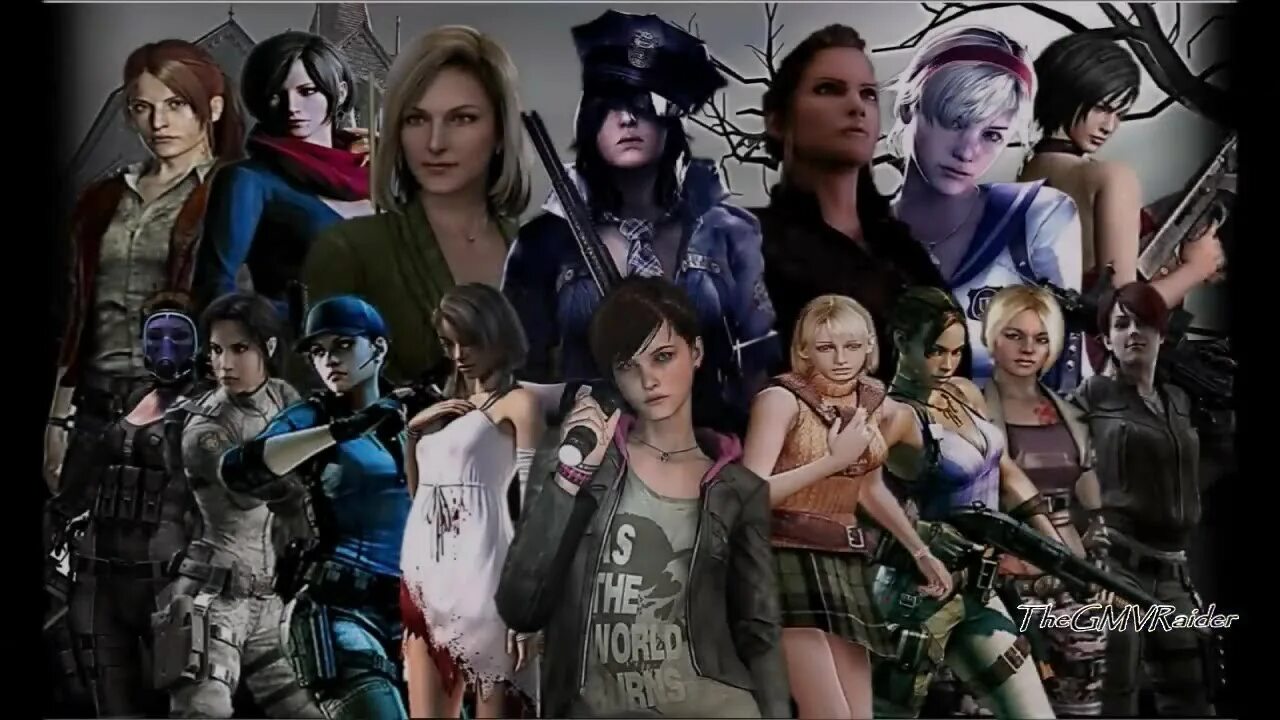 Песни из видео игр. Resident Evil персонажи женского пола. Resident Evil девушки персонажи вместе. Обитатель зла все персы.