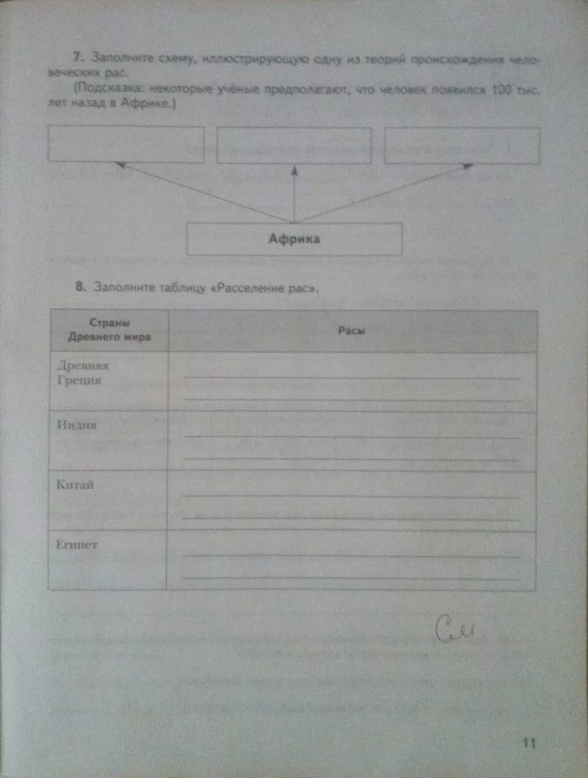 Рабочая тетрадь по обществознанию 6 класс. Тетрадь по обществознанию задания. Гдз по обществознанию 6 класс тетрадь стр 11. Обществознание 6 класс рабочая тетрадь 11 параграф.