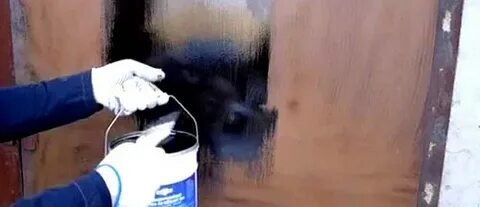 Чем можно покрасить металлическую дверь