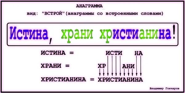 Анаграммы для детей. Анаграммы 3 слова