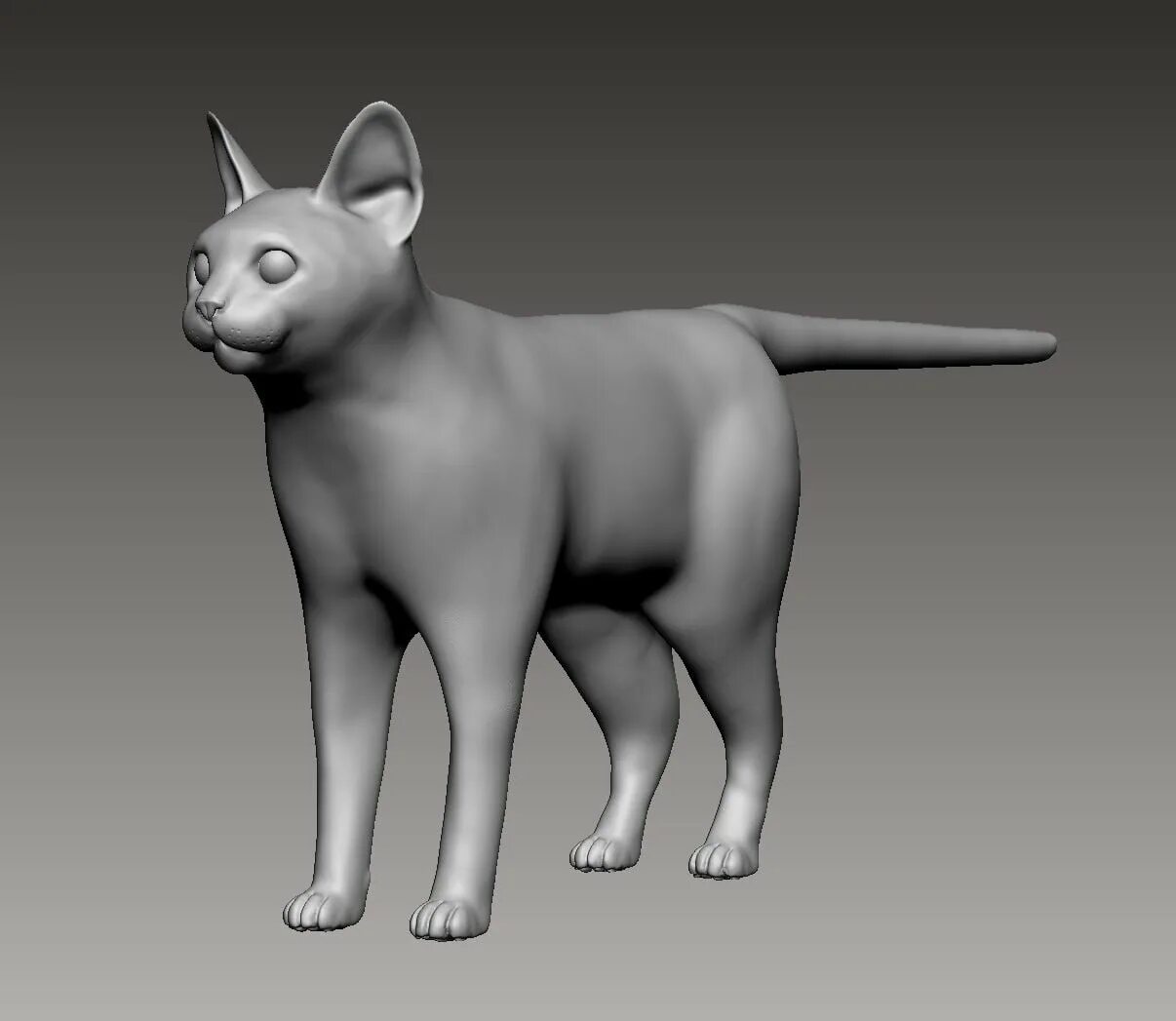 Кошка Zbrush. Кот в Blender. Модель кота в Blender. 3д моделирование кота.