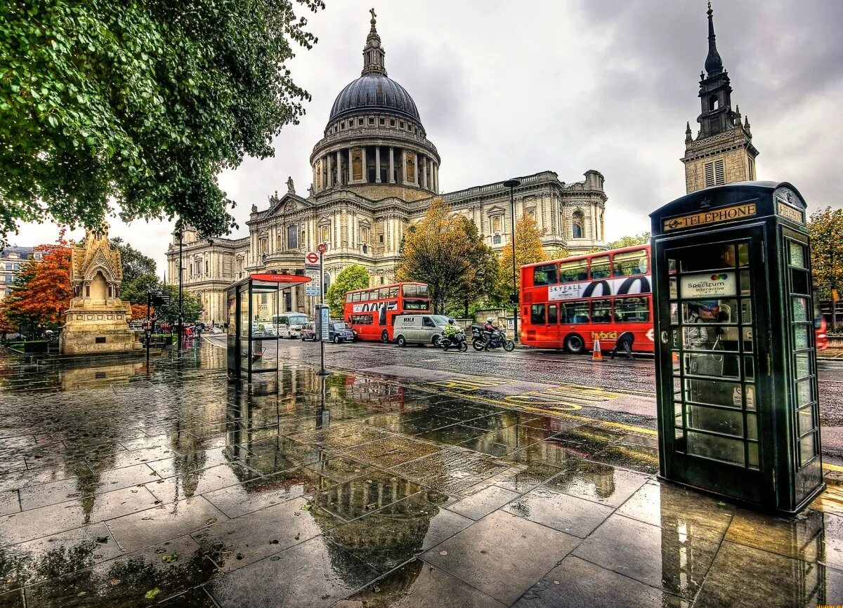 Дождь в лондоне. Лондон столица Великобритании. Найтбриж Лондон. Лондон пейзаж.