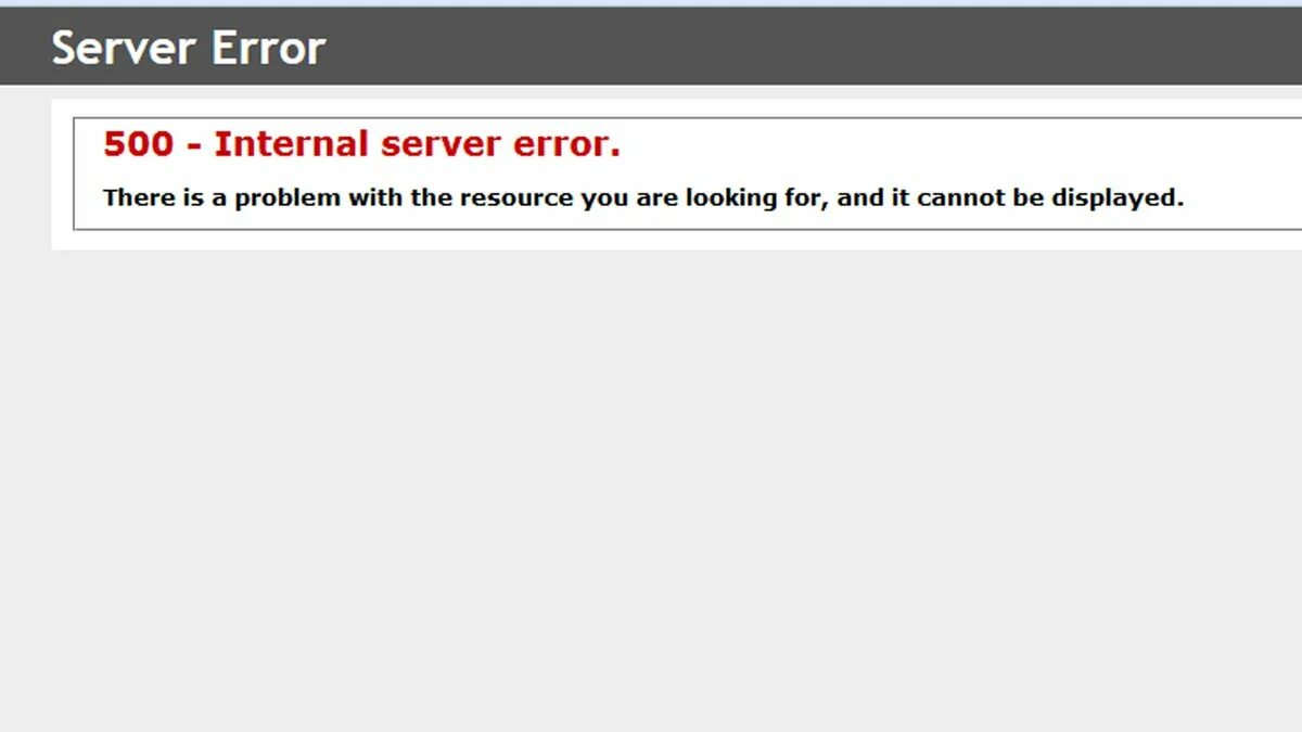 Server Error. 500 Internal Server Error. Краш сайты. Server error 5