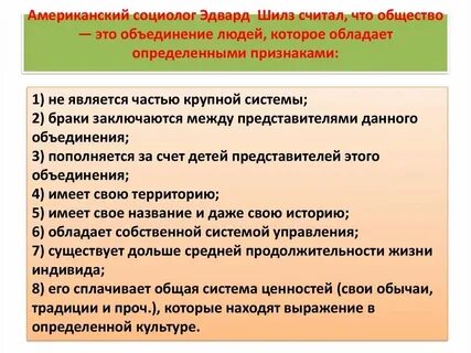 Допишите недостающие понятия американский социолог э шилз