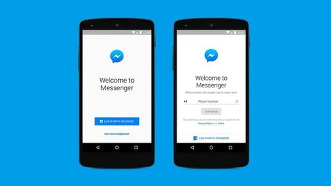 Messenger зарегистрироваться
