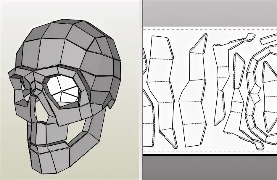 Маска черепа пепакура. Маска череп паперкрафт. Маска череп паперкрафт развертка. Пепакура череп развертка.
