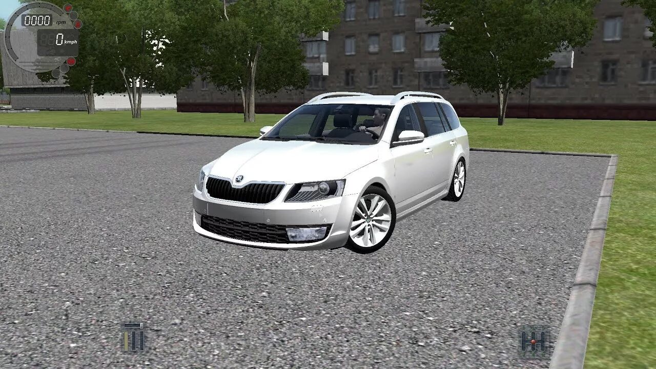 Skoda Rapid City car Driving. Skoda Octavia City car Driving. Skoda octavia rs city car driving