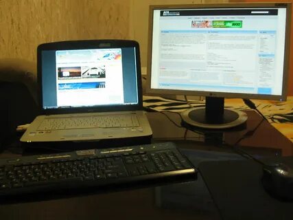 Как соединить экраны ноутбуков