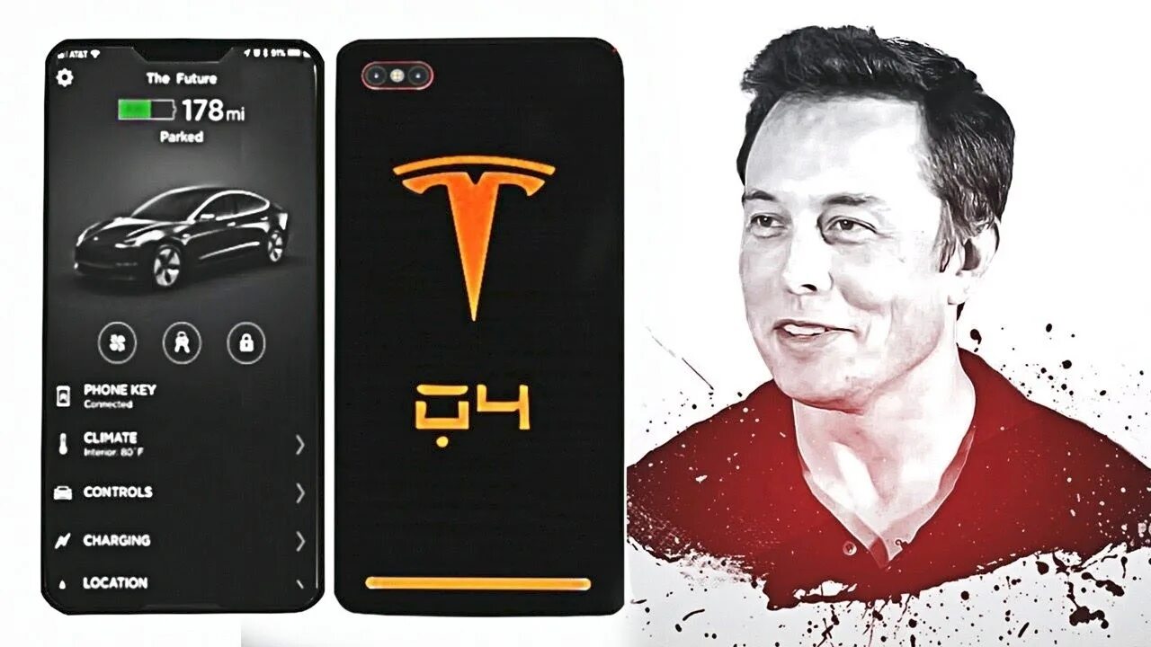 Смартфон Tesla Phone. Илон Маск смартфон Тесла. Tesla Pi смартфон.