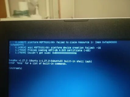 Не загружается linux