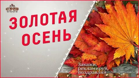 Музыка к песне золотая осень