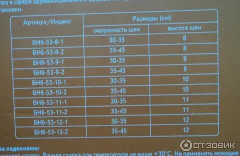 Как правильно подобрать размер воротника шанца