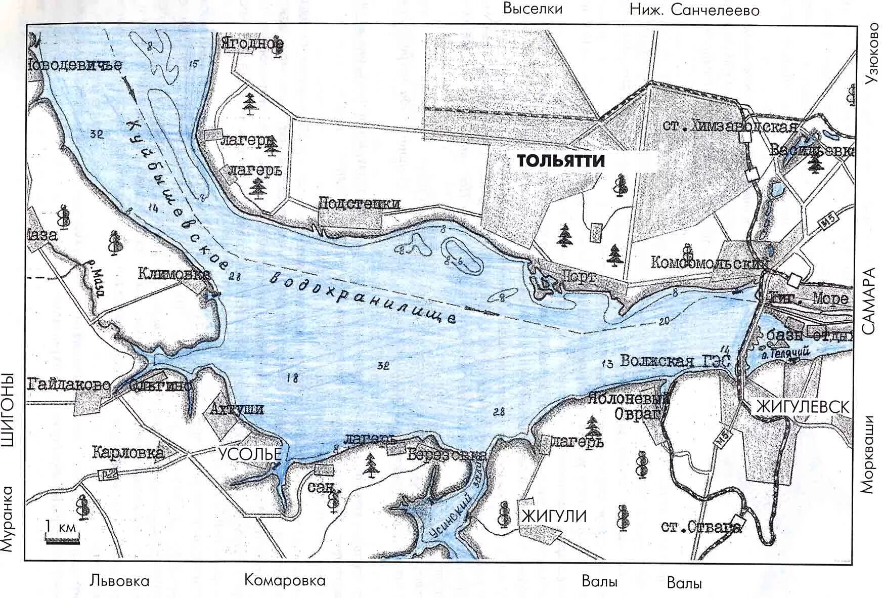 Куйбышевское водохранилище на контурной карте. Карта глубин Куйбышевского водохранилища. Куйбышевское водохранилище Тольятти на карте. Карта Куйбышевского водохранилища в районе Тольятти. Затопление куйбышевского водохранилища
