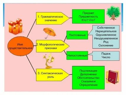 Общие грамматические признаки слова