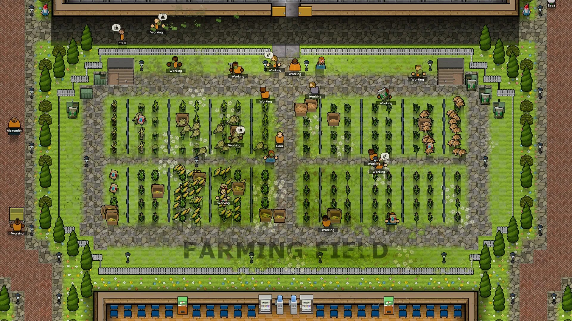 Prison architect dlc. Prison architect (2015) игра. prison architect - going green. игра prison architect похожая игра. prison architect двор.