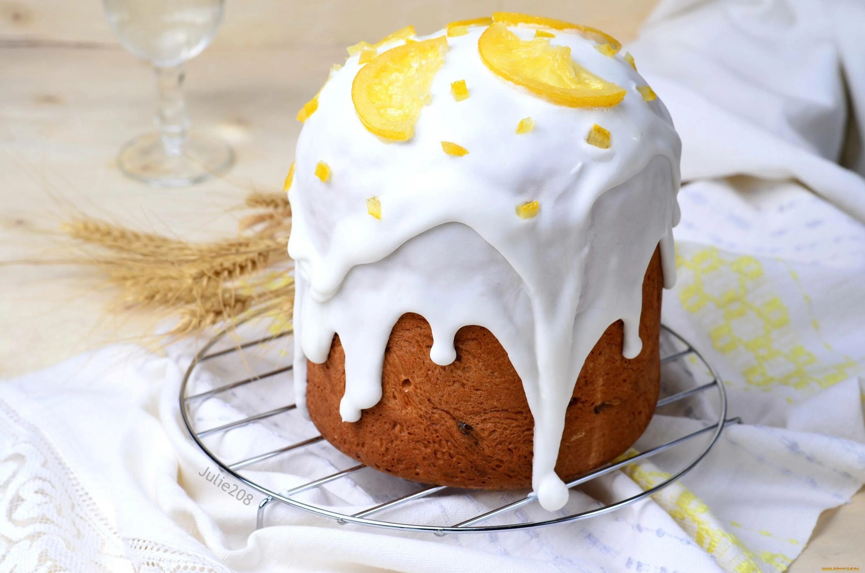 Глазурь для кулича пошагово