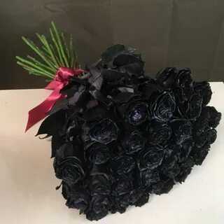 Черный букет