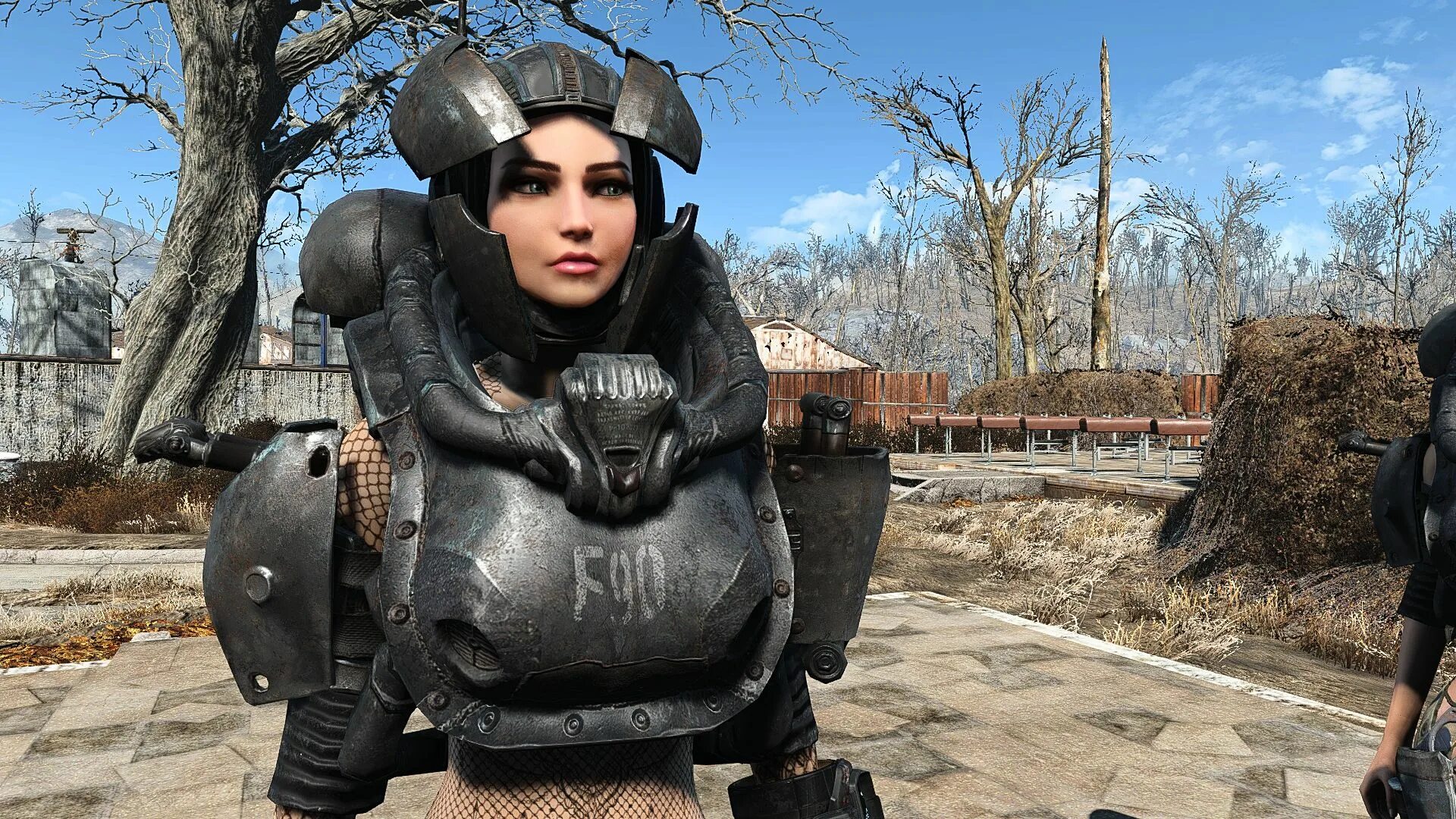 Fallout лоренцо. Fallout 4 броня робота. fallout 4 automatron броня робота. фоллаут броня робота. fallout 4 дополнения automatron.
