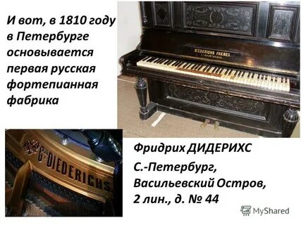 В каком веке появилось первое фортепиано