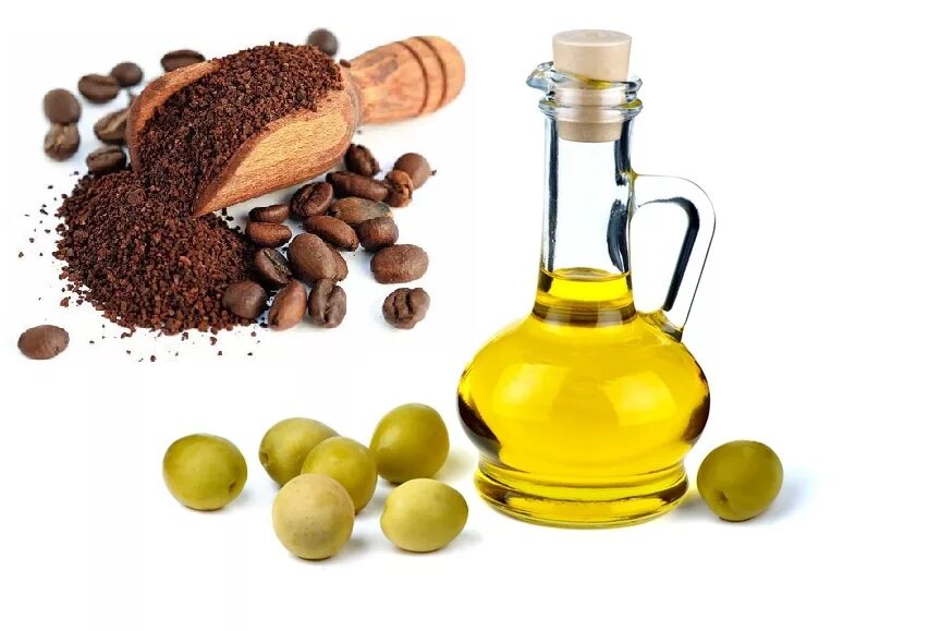 эфирное масло кофе. кофейный скраб. масло из кофе. кофе с маслом. скраб кофе с корицей.