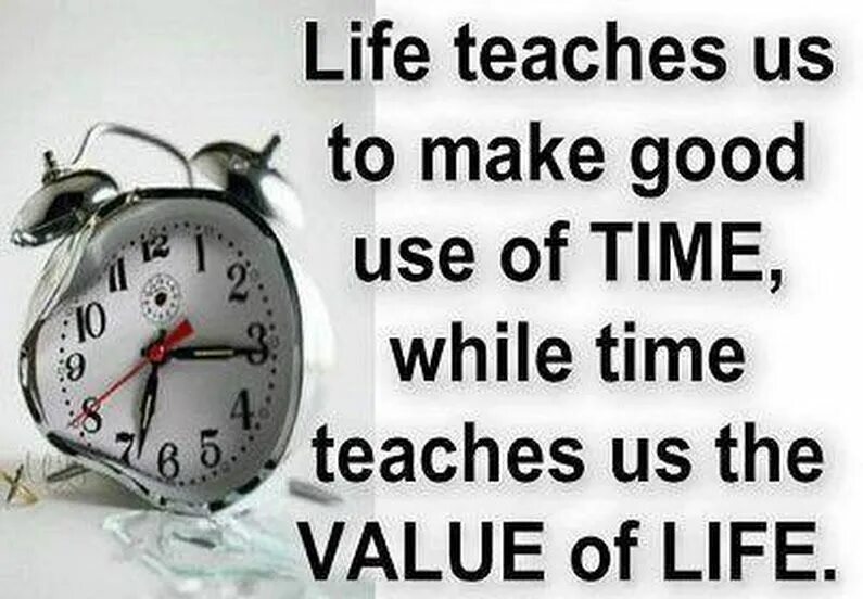 We will make a good. Time quotes. Life teaches us to make good use of time while time teaches us the value of Life. Quotes about time. Quotes about the value of Life.