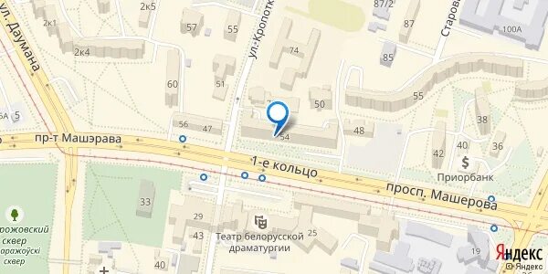 Проспект машерова 11. Пр-т. Г. Пр-т. Машерова, 54.