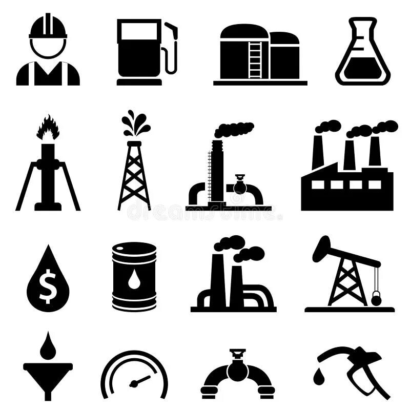 Значок месторождения нефти