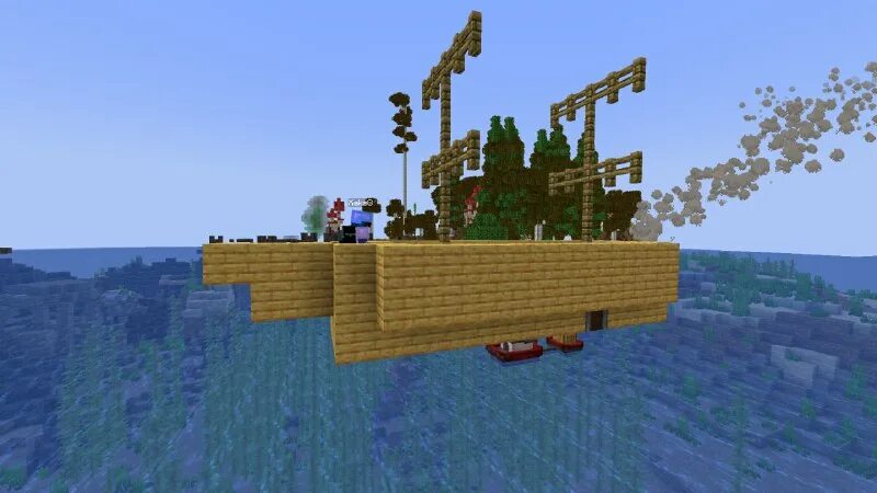 19 майнкрафт. 17. иммерсив инжиниринг 1 12 2. дирижабль майнкрафт постройка. Immersive portals 1.