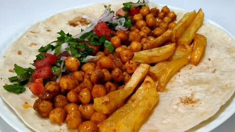 4- Chickpeas Wrap 