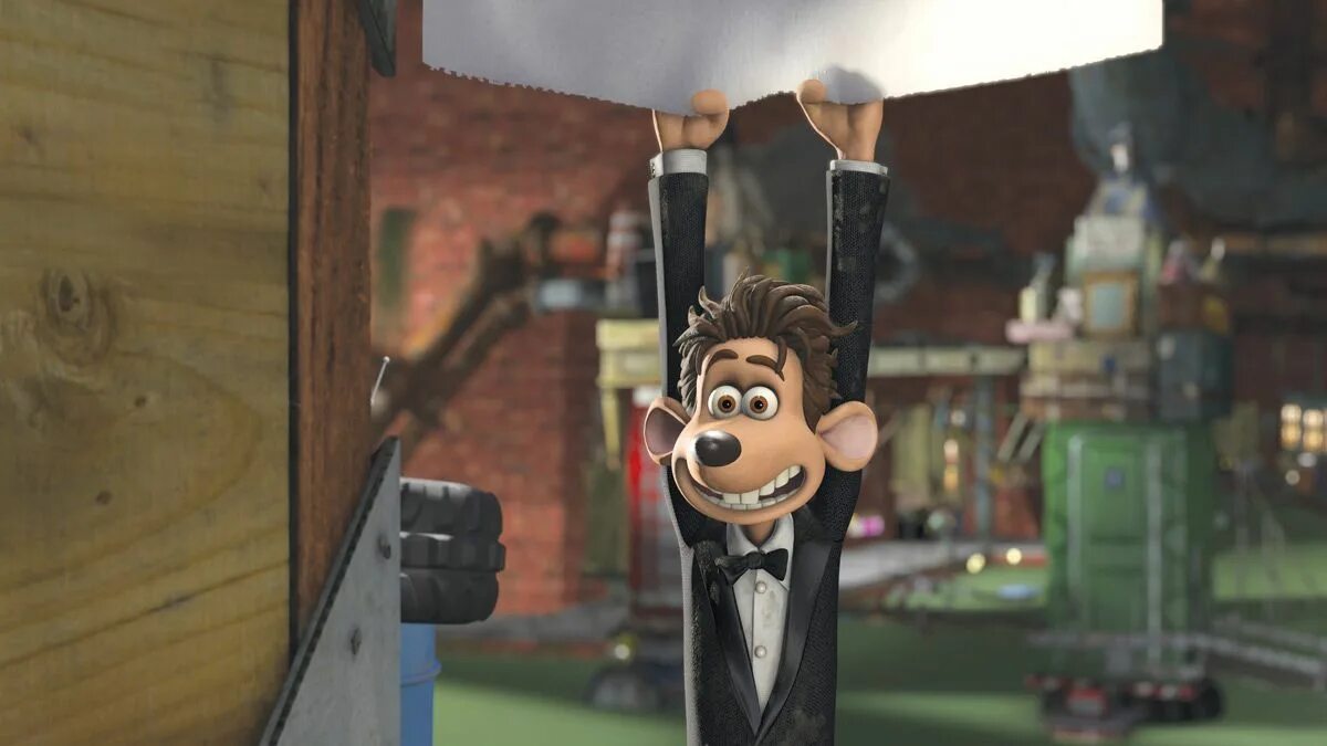 Flushed away. Смывайся 2006 Родди. Смывайся Хью Джекман.