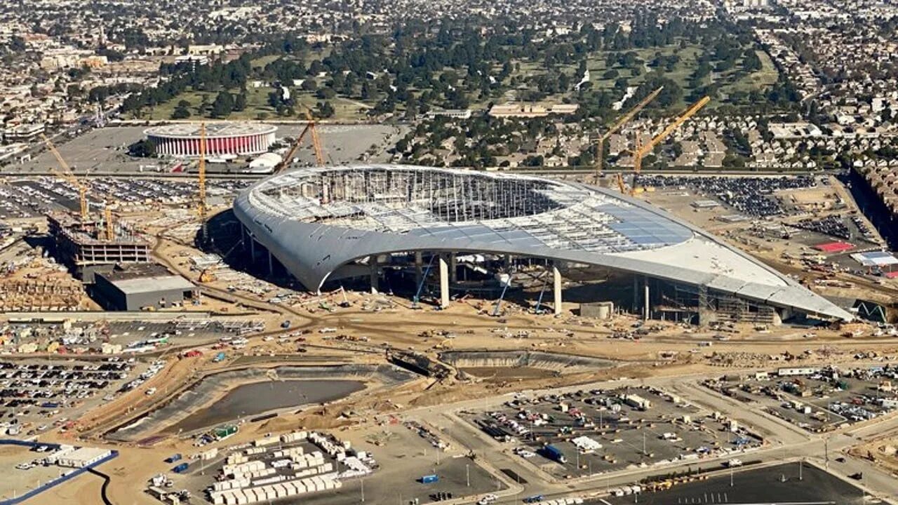 Лос Анджелес Sofi Stadium. Стадион Sofi в Лос Анджелесе. Стадион в Лос Анджелесе новый. Стадион в Лос Анджелесе Софи достроен или нет.