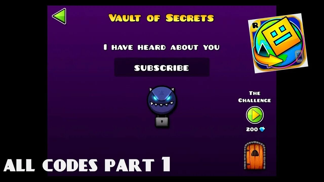 Коды в секретной комнате в Geometry Dash. Коды в геометрии Даш хранилище 2 секретные. Vault of Secrets Geometry Dash коды. Коды для the Vault Geometry Dash. Geometry dash читы на скины