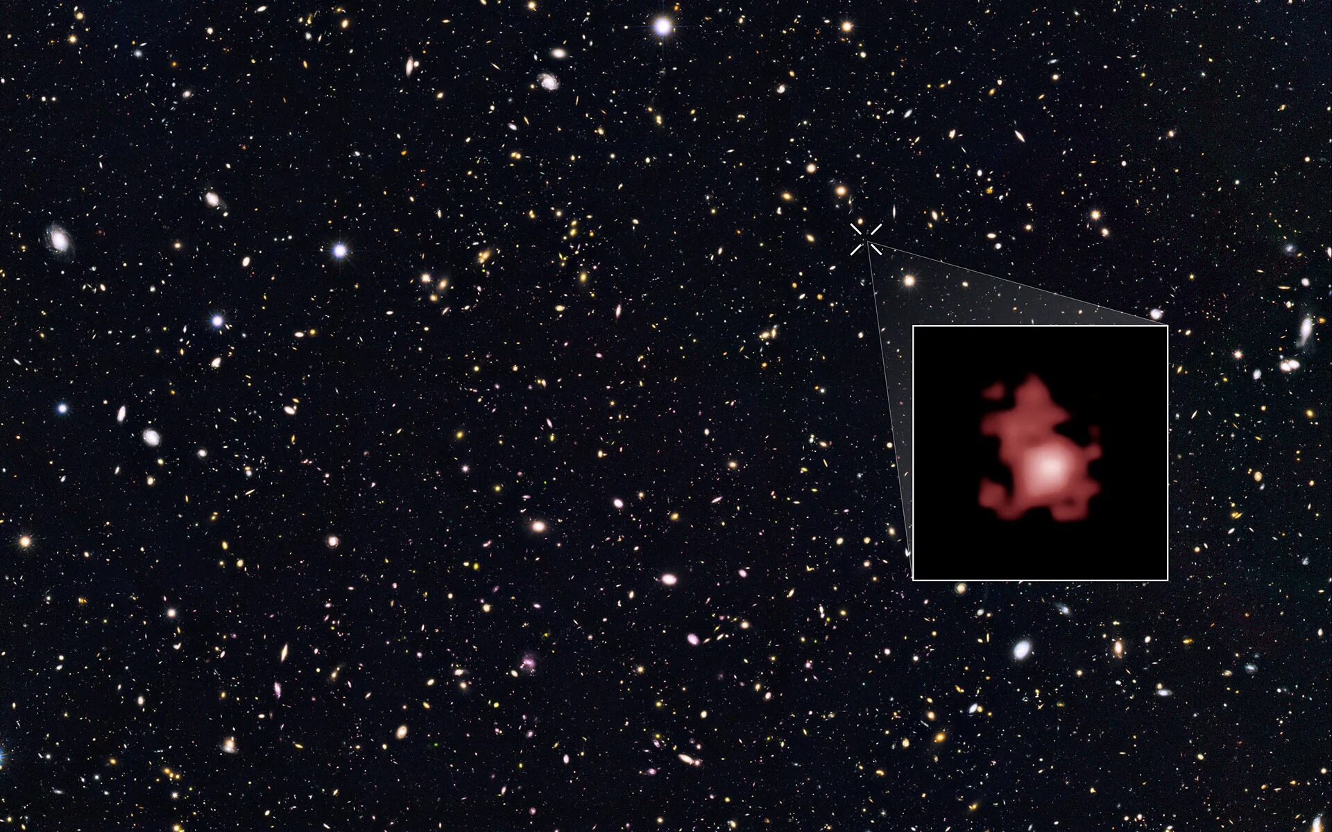 Далекие звезды от земли. GN-z11 Галактика. GN-z11 Галактика самая далекая. Галактика UDFJ-39546284. GN 11 Галактика.