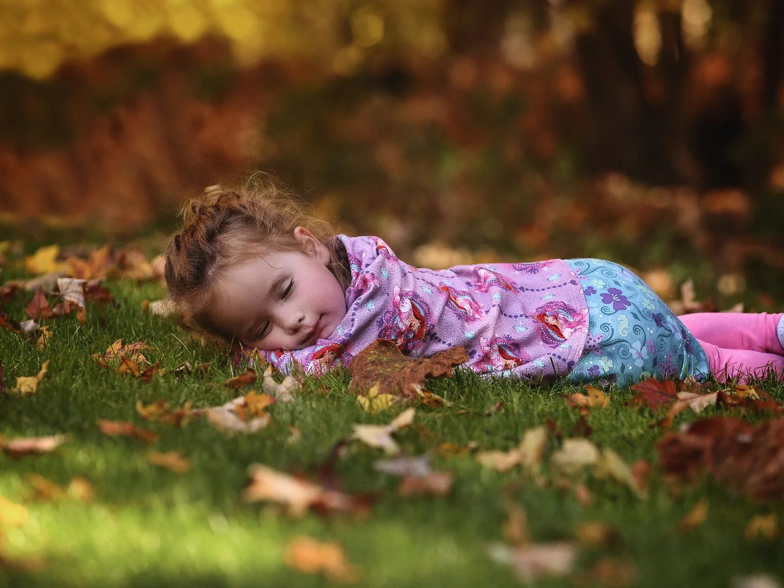Sleeping in the garden