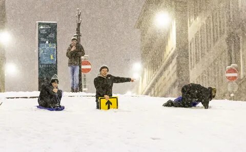 В китае резко упала температура