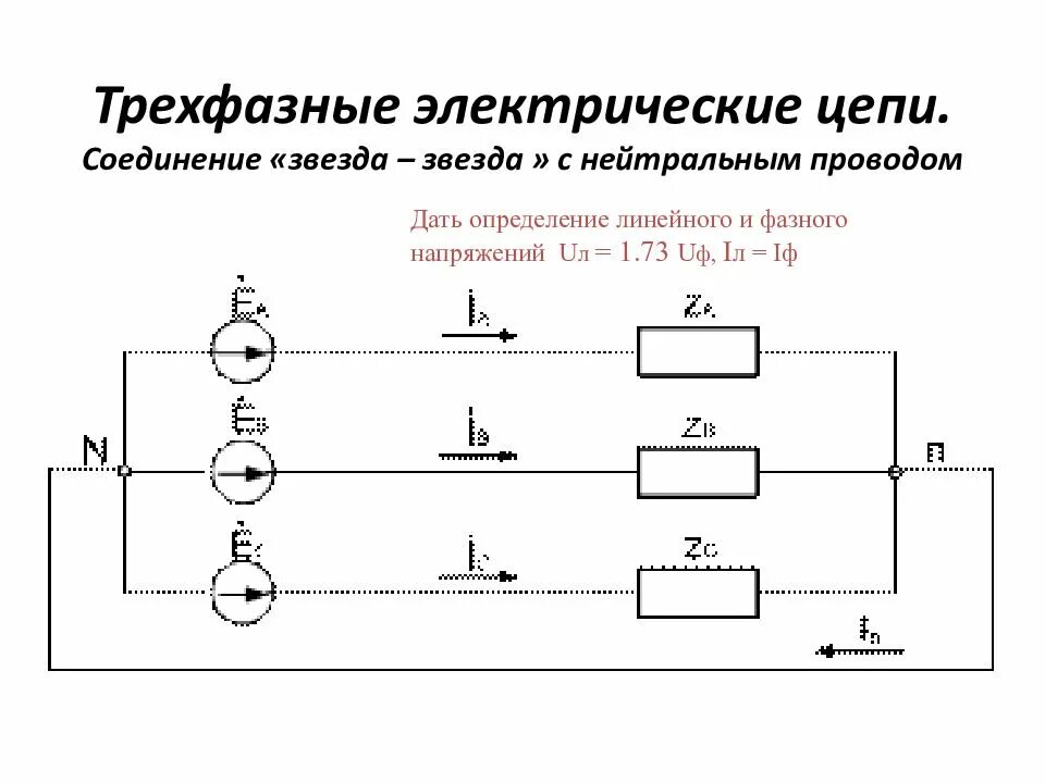 Три фазы звезда. Трехфазные электрические цепи соединение звездой. схема трехфазной цепи переменного тока. трехфазные электрические цепи. схема соединений фаз нагрузки звезда. трехфазные цепи соединение звезда звезда.