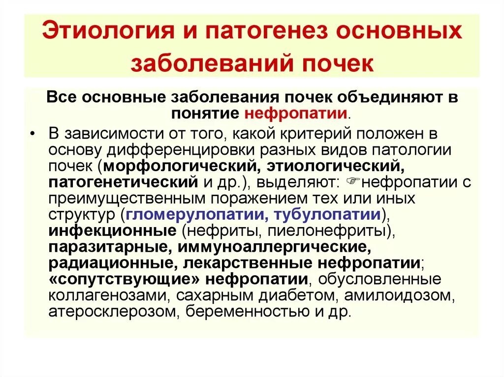 Этиология заболеваний почек. Этиология и патогенез заболеваний. Патогенез болезней почек. Патогенез заболеваний почек. Общая этиология общий патогенез