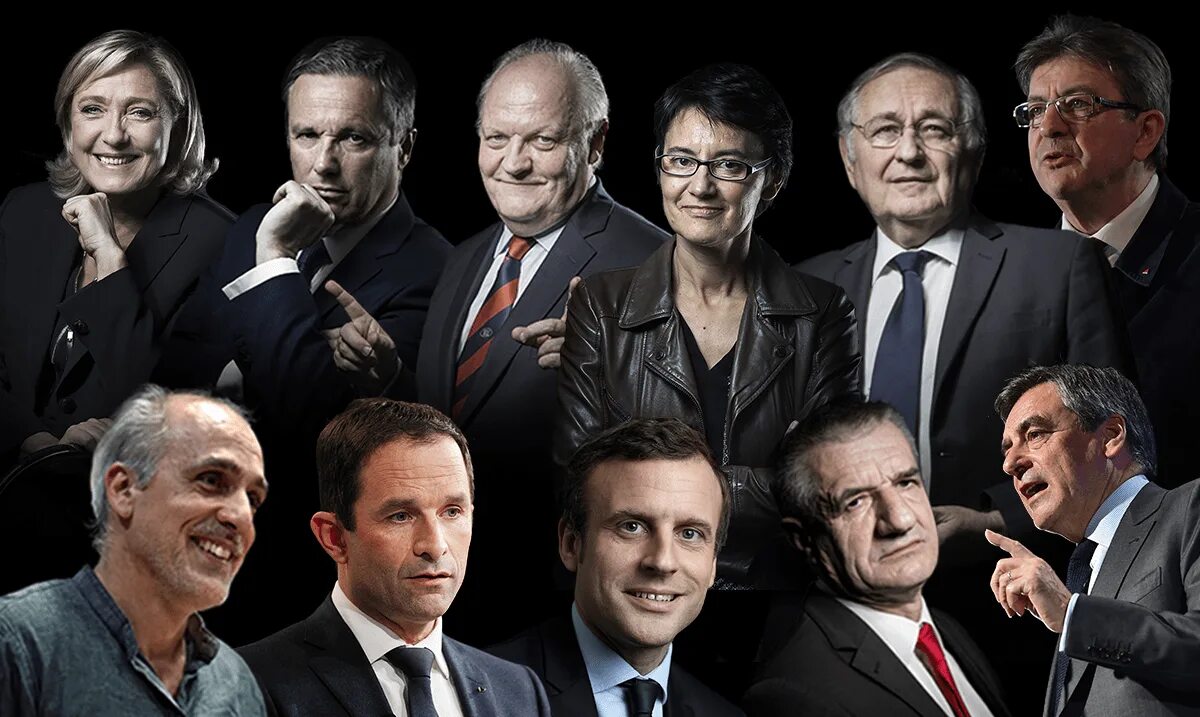 11 претендентов. Presidentielle 2017.