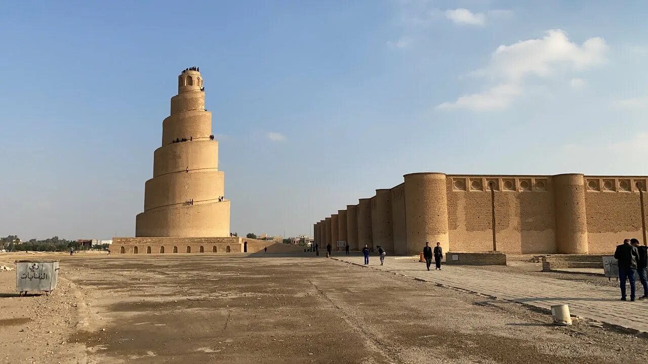 Большая мечеть в самарре ирак. Башня- минарет в самарре,. Мечеть в самарре ирак. Вавилонская башня самарра. Большая мечеть в самарре ирак.