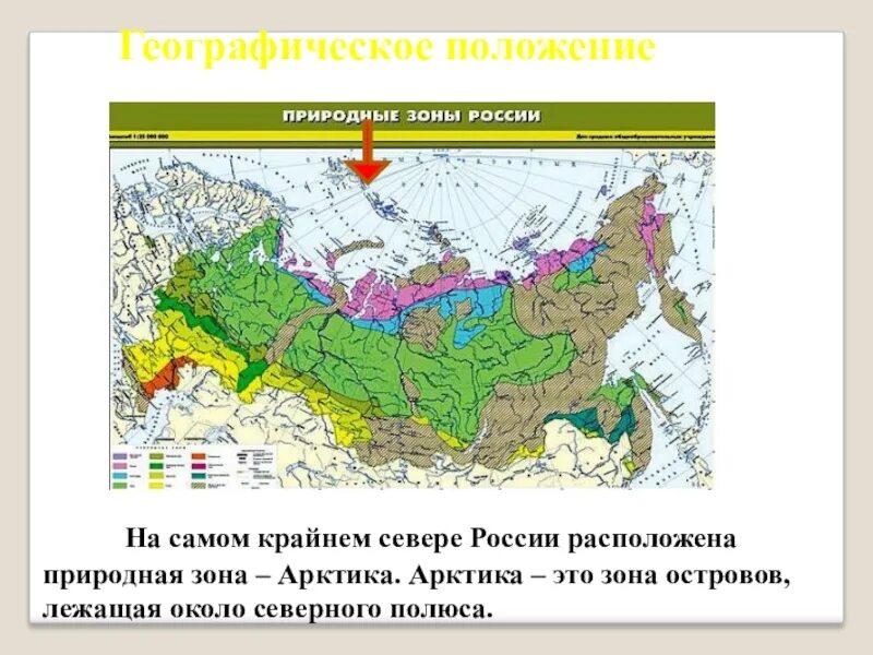 Какая зона располагается в самой северной части. Положение зоны арктических пустынь в России. Арктические пустыни географическое положение в России. Зона арктических пустынь на карте. Зона арктических пустынь на карте России.