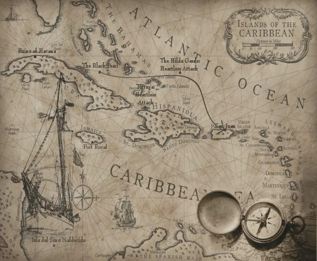 Pirates of the Caribbean Caribbean карта. Тортуга на карте пираты Карибского моря. Навигационная карта пираты Карибского моря. Старинные карты морей пиратов Карибского моря.