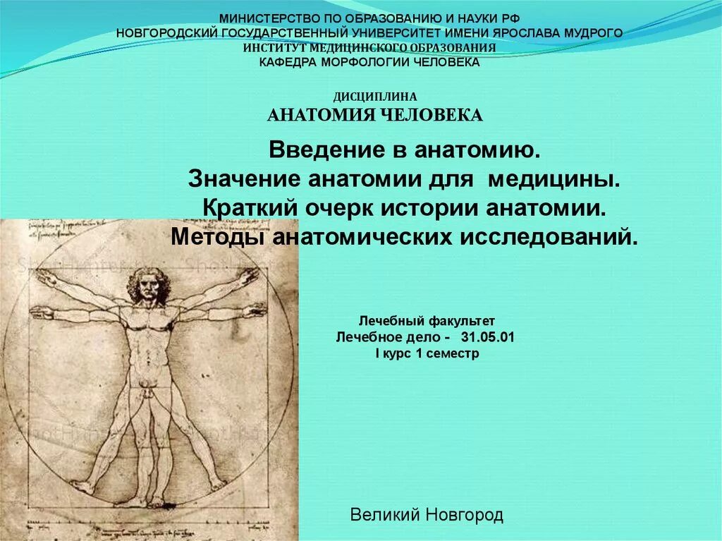 Введение в анатомию. Анатомия важность. Значение анатомии для человека. Значение анатомии для медицины.