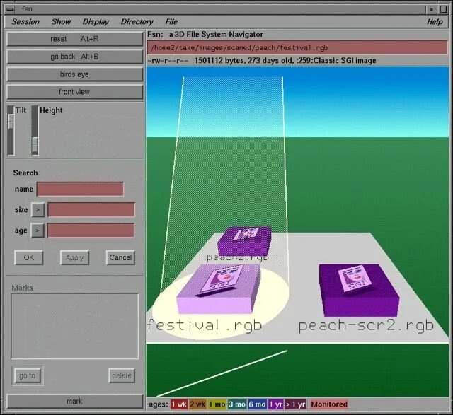 Display session