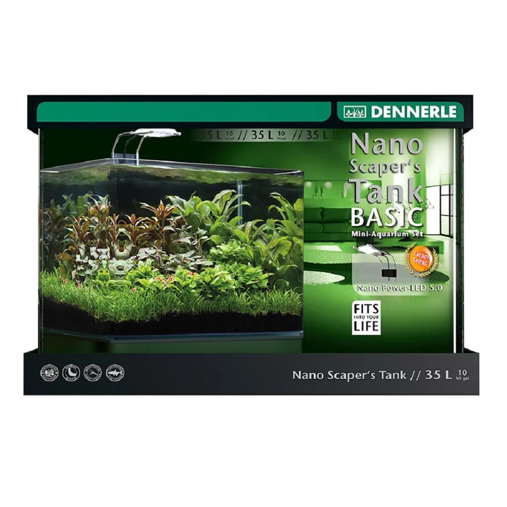 Nano basic. Dennerle nano scaper&#039;s tank 35. dennerle &quot;scaper&#039;s tank&quot;, 35 л. аквариум dennerle 55.