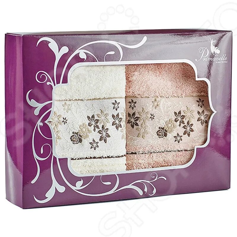 Karna" flow 70х140 см. Набор полотенец в коробке. Наборы полотенец в подарочной упаковке. Махровые полотенца в подарочной упаковке. Комплект полотенец в подарочной упаковке.