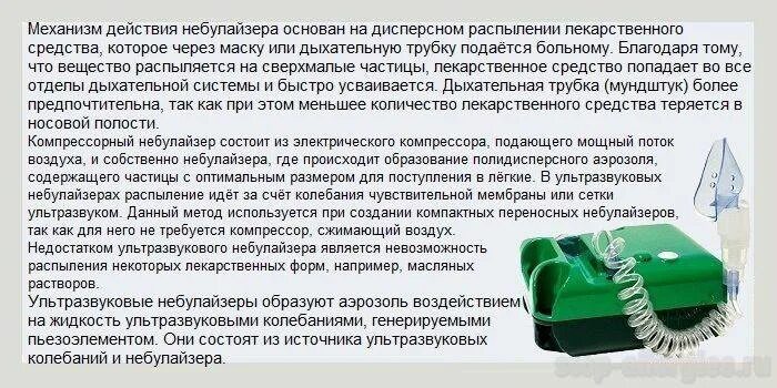 Можно ли масло в ингалятор. Механизм действия ингалятора. небулайзеры механизм действия. механизм действия аэрозолей. лекарства после ингаляции.