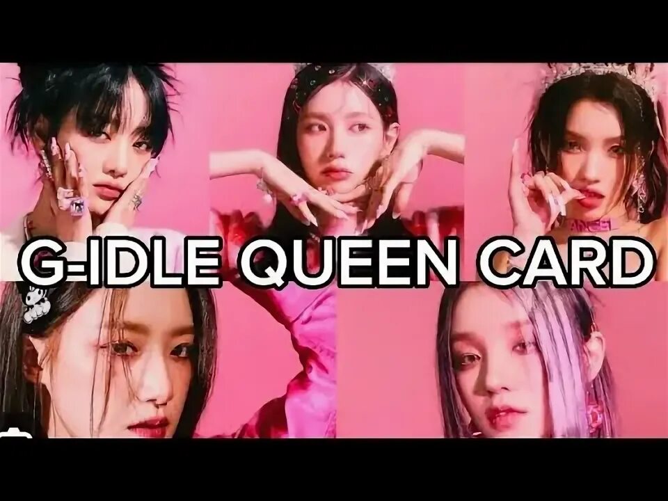 Квин кард. Соен Queen Card. Queen Card Gidle. Соён g Idle Queen Card.